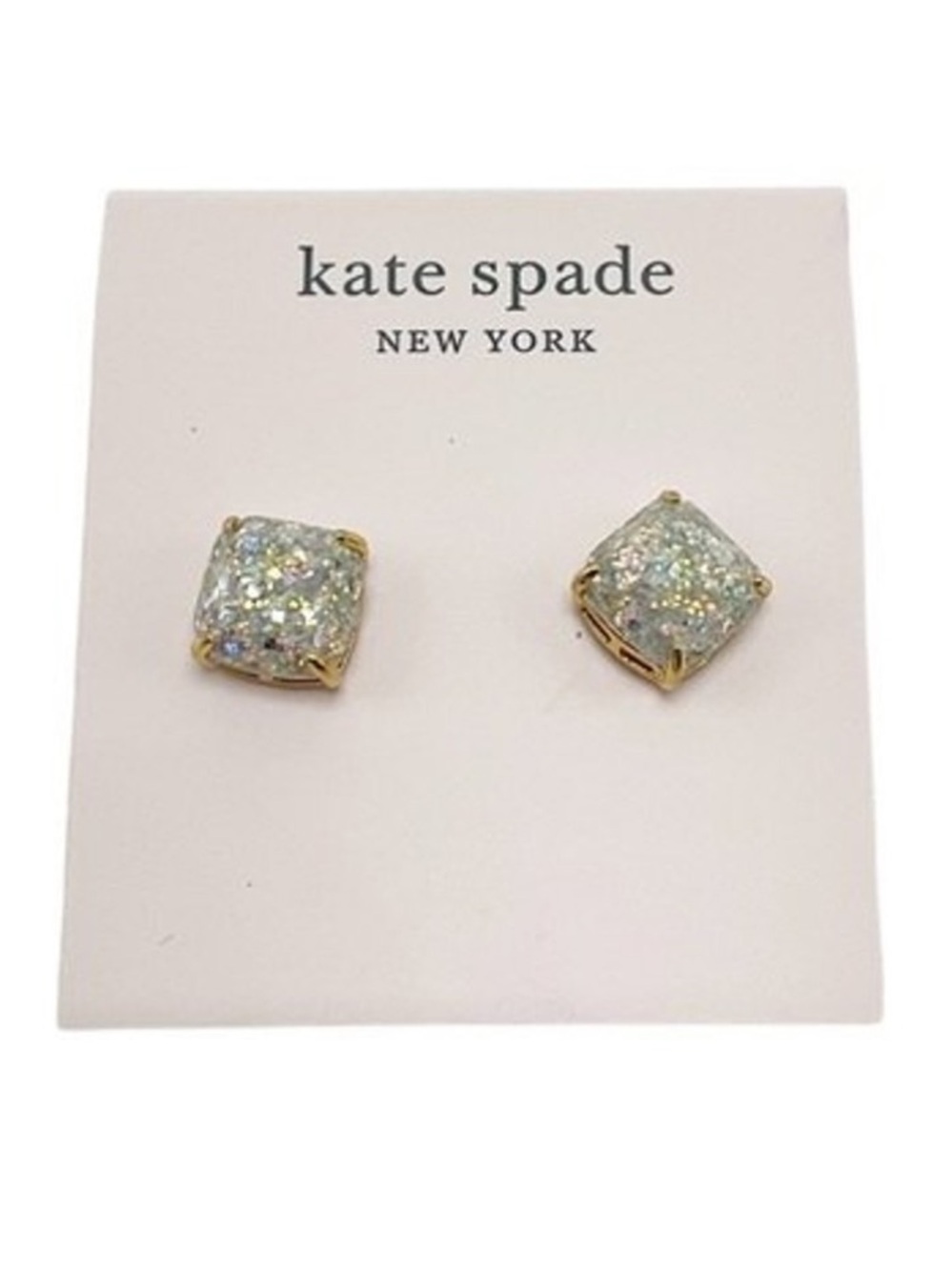 Kate Spade Glitter Stud Earrings